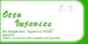 otto vujevics business card